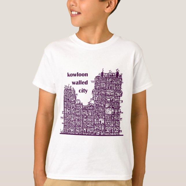 Kowloon Walled stadsskjortan Tee (Framsida)