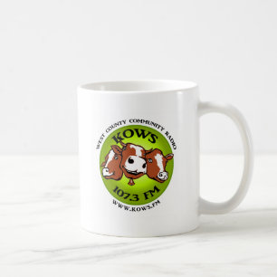 kowslogotyp kaffemugg