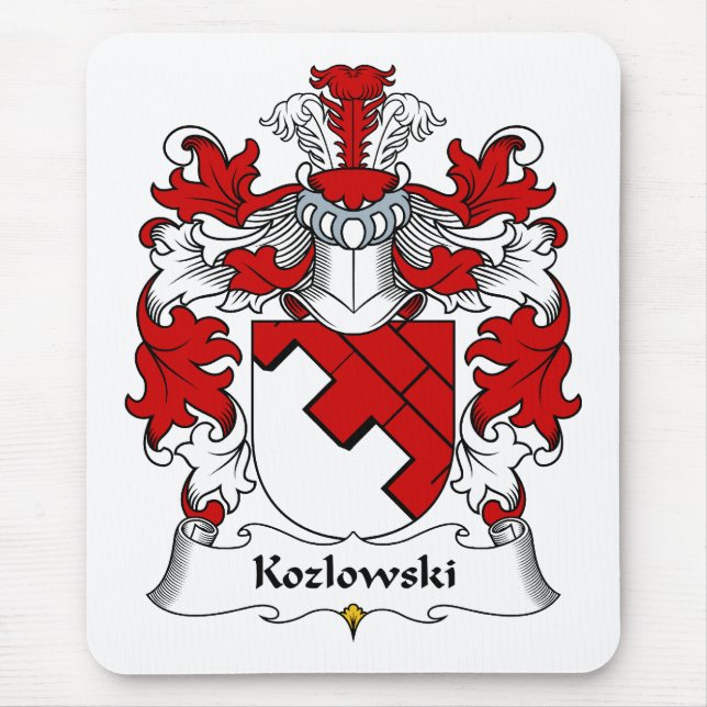 Kozlowski familjvapensköld musmatta (Framsidan)