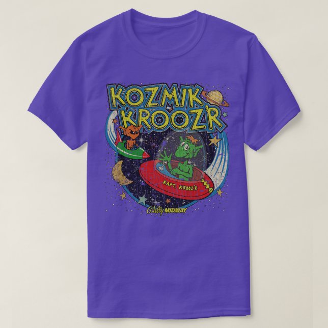 Kozmik Kroozr 1982 T Shirt (Design framsida)