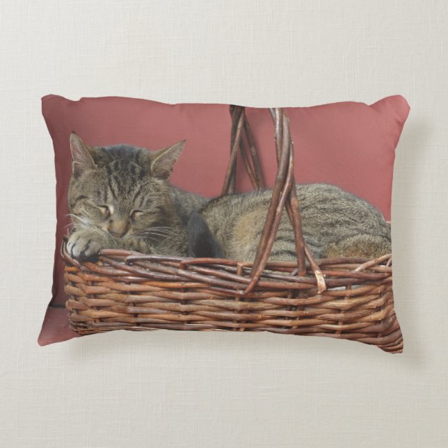Kozy Kattunge Pillow Prydnadskudde (Baksidan)