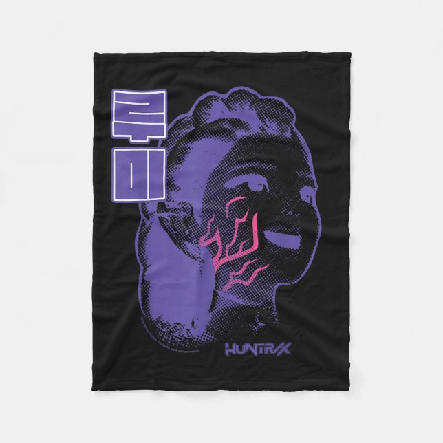 Kp Demon Hunters Halloween Huntrix Rumi Demon Mark Fleecefilt (Framsidan)