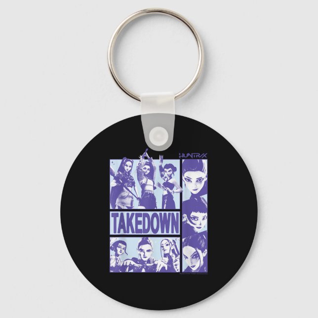Kp Demon Hunters Halloween Huntrix Takedown Panel  Nyckelring (Framsida)