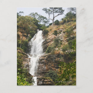 Kpalimevattenfall. Central Togo, Väster Afrika Vykort