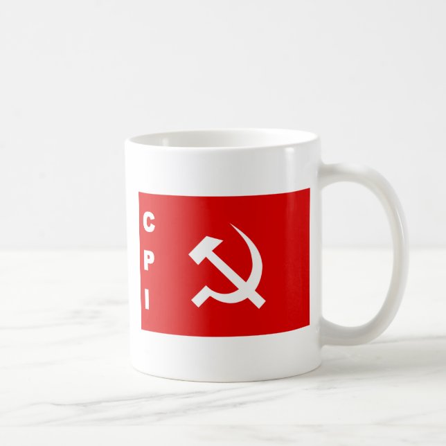 KPI-flagga kommunistparti av Indien Kaffemugg (Höger)
