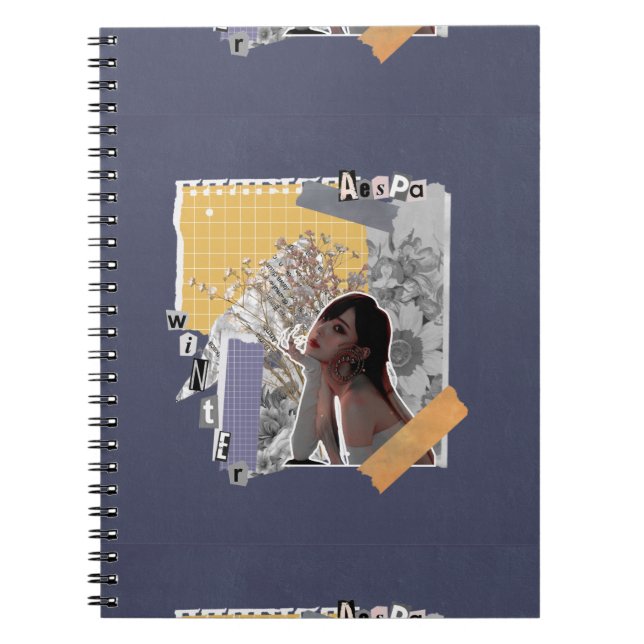 Kpop Aespa Winter Girlgroup Anteckningsbok (Framsidan)