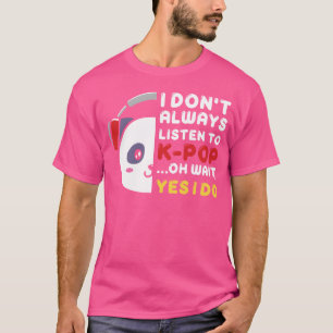 Kpop alltid k pop-korean pop-retro t shirt