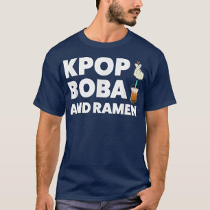 Kpop boba och Nyans K-pop-girl T Shirt
