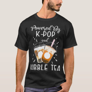 KPOP Boba Tea Bubble Tea Koreanska kvinnor T Shirt