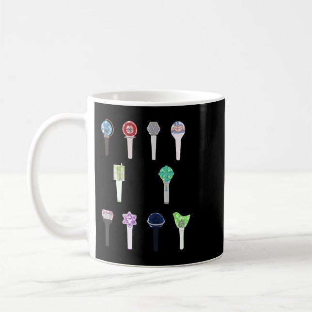 KPOP BOY GROUP LIGHTSTICK SET KAFFEMUGG (Vänster)