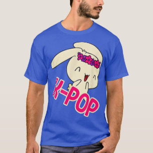 KPop Cute Kawaii Bunny Funny Rabbit Sydkorea Mu T Shirt