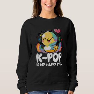 Kpop Fläkt Lycklig Pill Anka Merch K-pop Merchandi T Shirt