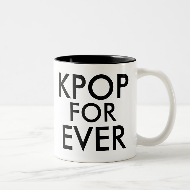 Kpop Forever | Music Fläkt Gift Två-Tonad Mugg (Höger)