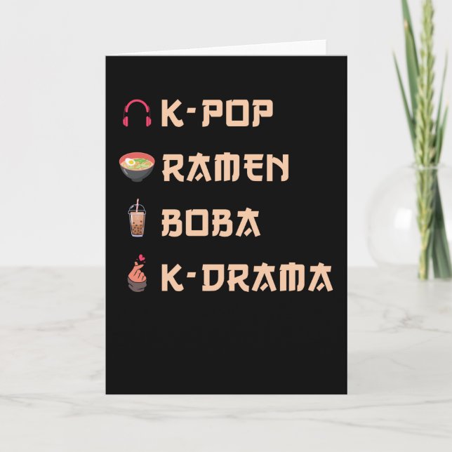 KPOP Gift Kort (Framsida)
