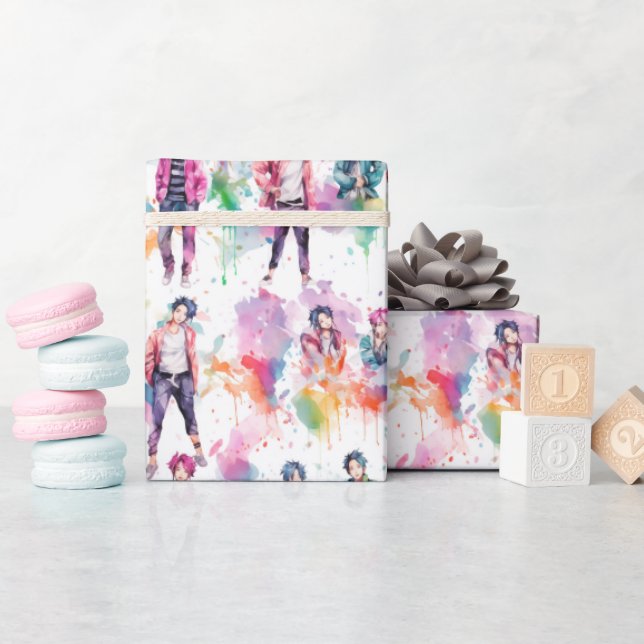 Kpop Idols - Presentpapper (Baby Shower)