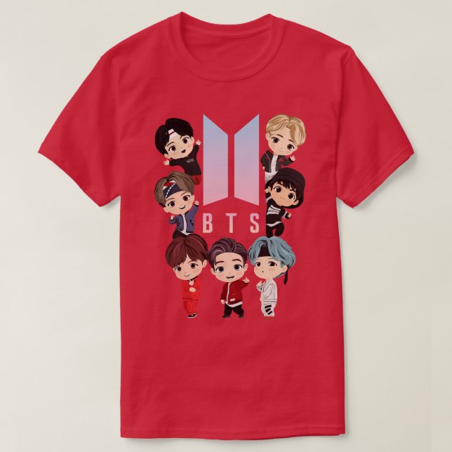 KPOP IDOLS T SHIRT (Design framsida)