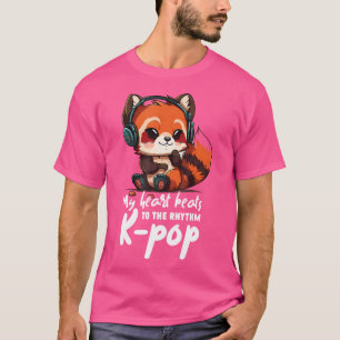 Kpop Items Bias Red Panda Koreansk pop Merch K-Pop T Shirt