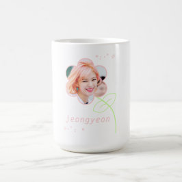 Kpop Jeongyeon Twice Cute Tonåring estetiskt Kaffemugg