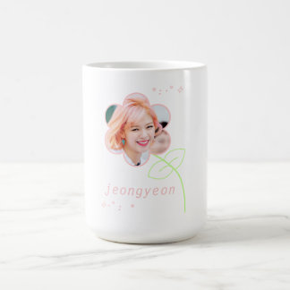 Kpop Jeongyeon Twice Cute Tonåring estetiskt Kaffemugg