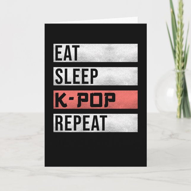 Kpop K-pop Saming Funny Kort (Framsida)