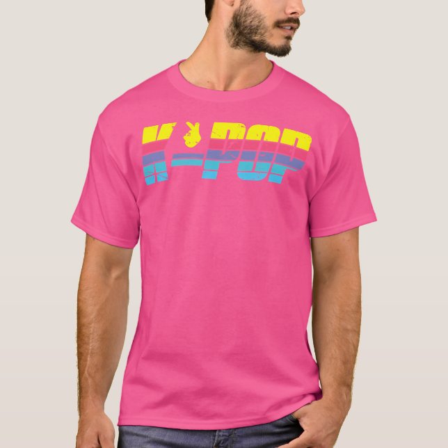 Kpop K-pop T Shirt (Framsida)