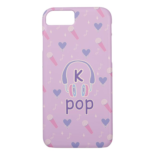 kpop kärlek Case-Mate iPhone skal (Baksida)