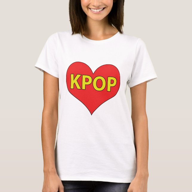 KPOP-kärlek T Shirt (Framsida)