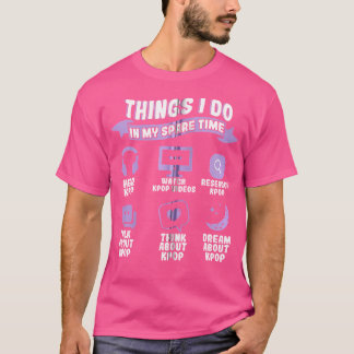Kpop-Kärlek Zip, hela dagen T Shirt