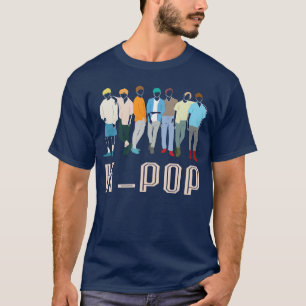 KPop koreansk popmusik pojkband för KPop-fanatiker T Shirt