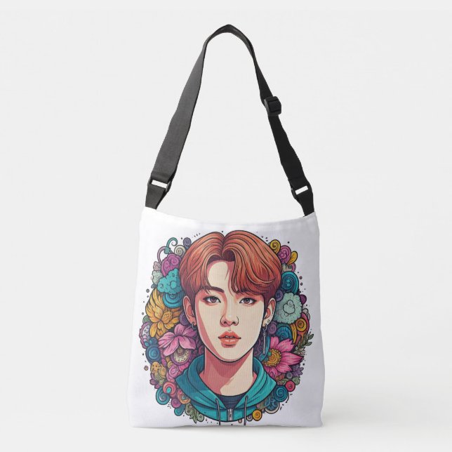 kpop kpopfan kpopfanart kpopidol kpopDrawing kpopp Axelväska (Framsida)