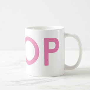 Kpop Music Fläkt Gift rosa Kaffemugg