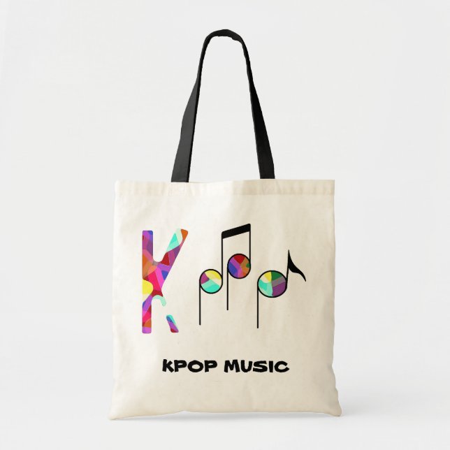 KPOP-musikpåse! Tygkasse (Framsidan)