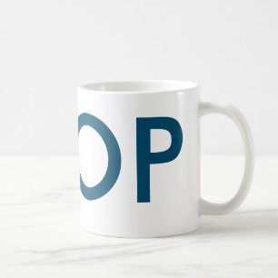 Kpop present till musikfan navy kaffemugg