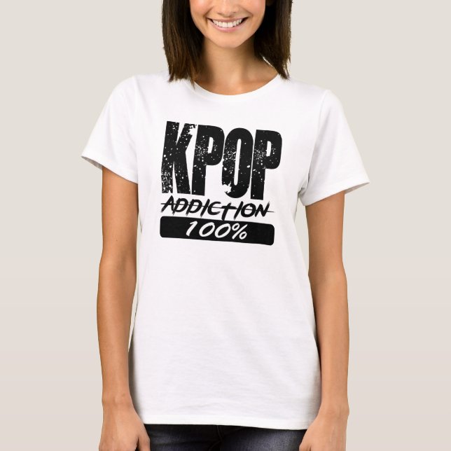KPOP-tillägg 100 % T Shirt (Framsida)