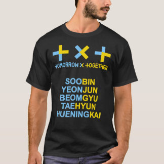 KPOP TXT OFFICIELL LOGOTYP OCH NAMN Classic T-S T Shirt