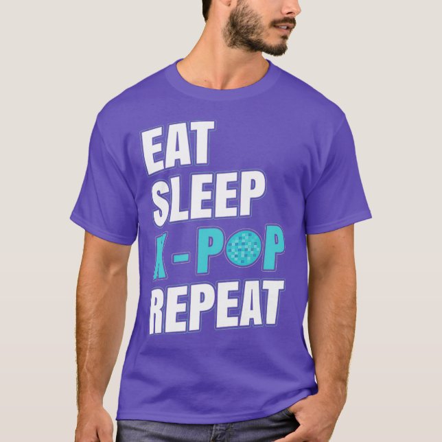 KPOP-upprepa KPOP koreansk musik älskare T Shirt (Framsida)