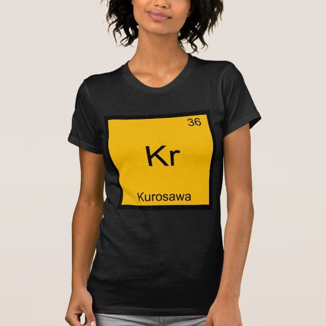 Kr - Kurosawa Rolig Kemiskt Elemente Symbol T-Shir Tröja (Framsida)
