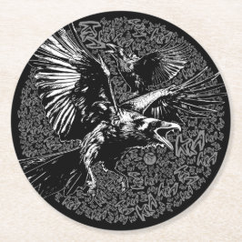 KRA KRA! UNDERLÄGG PAPPER RUND