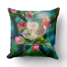 Krabapple-blommor och -knoppar