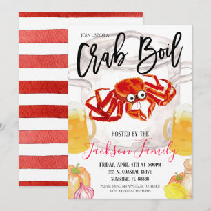 Krabb Boil Inbjudan