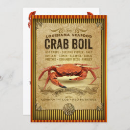 Krabba Boil/any Tillfälle Inbjudningar