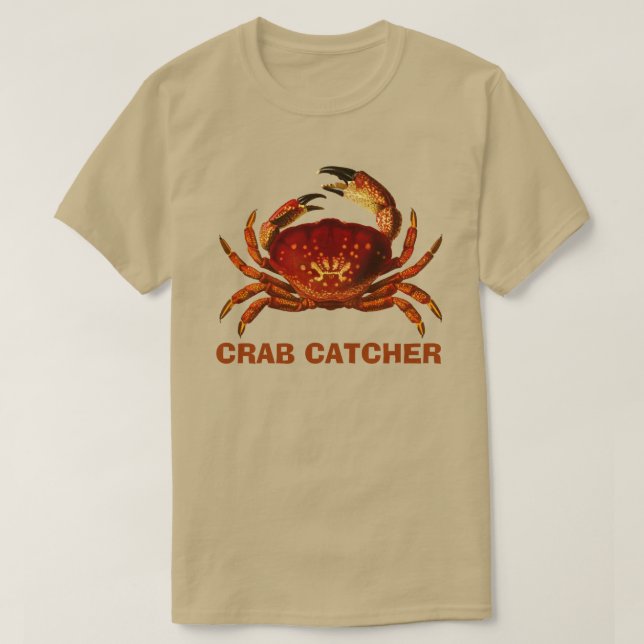 Krabba Catcher Tee Shirt (Design framsida)