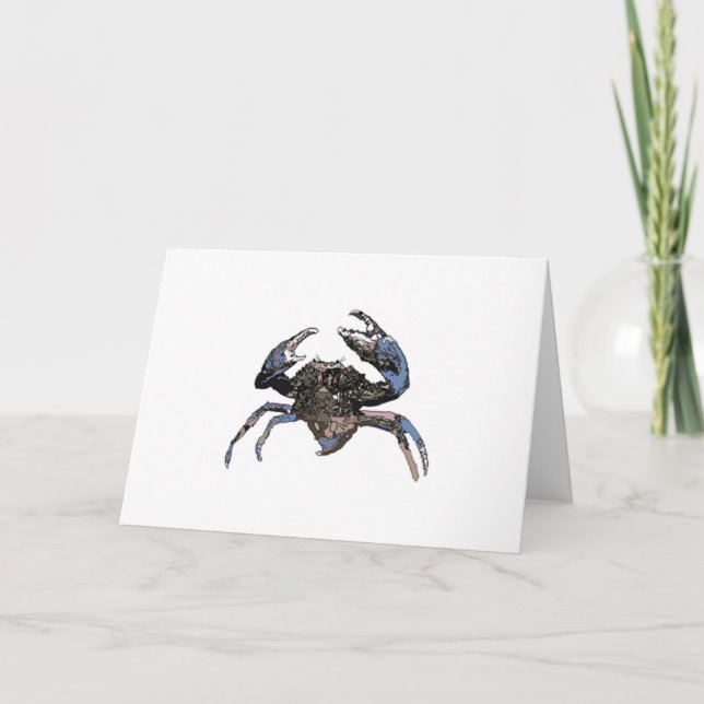 krabba eller mangrovkrabba (Scylla serrata) från l Kort (Framsida)