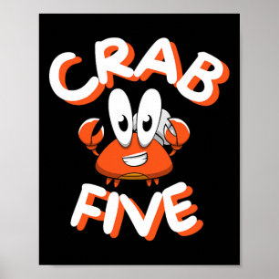 Krabba Fem Poster