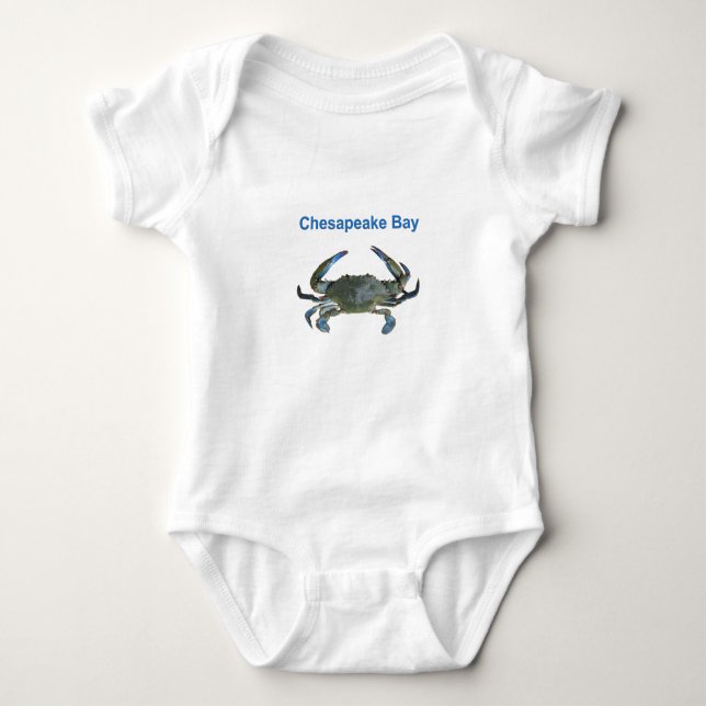 Krabba för Chesapeakefjärdblått Tee Shirt (Framsida)