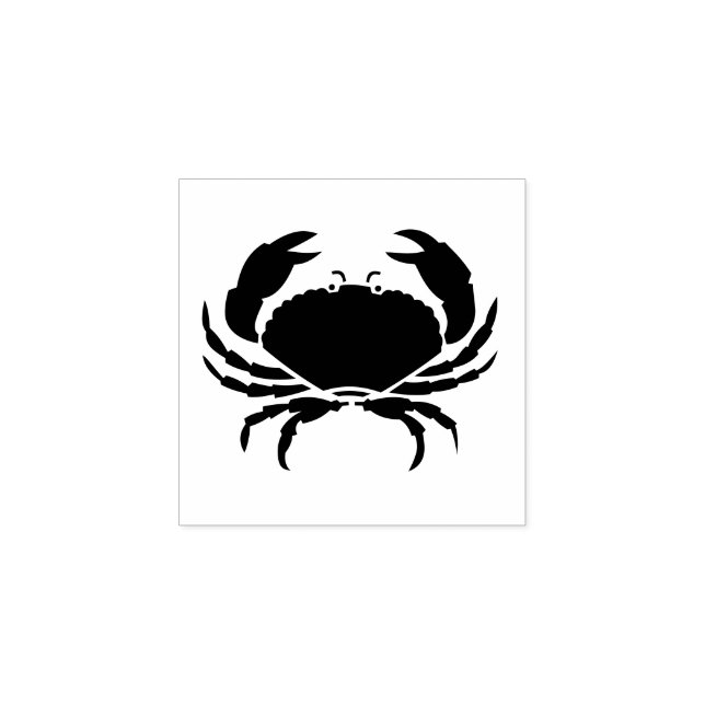 "Krabba" gummistämpel Stämpel (Tryck)