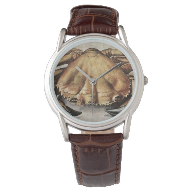Krabba (havslevande varelse) (av Albrecht Durer) Armbandsur (Framsida)