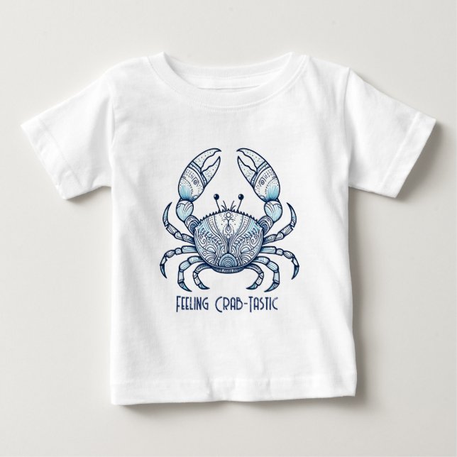Krabba: Känn av krabbtastisk T Shirt (Framsida)