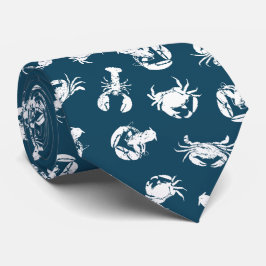 Krabba och blåvitsot (Lobster Blue White Seafood P Slips
