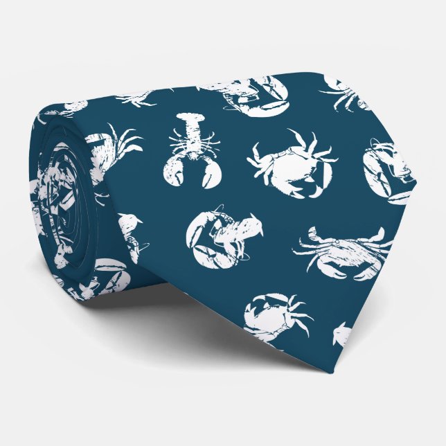 Krabba och blåvitsot (Lobster Blue White Seafood P Slips (Rullad)